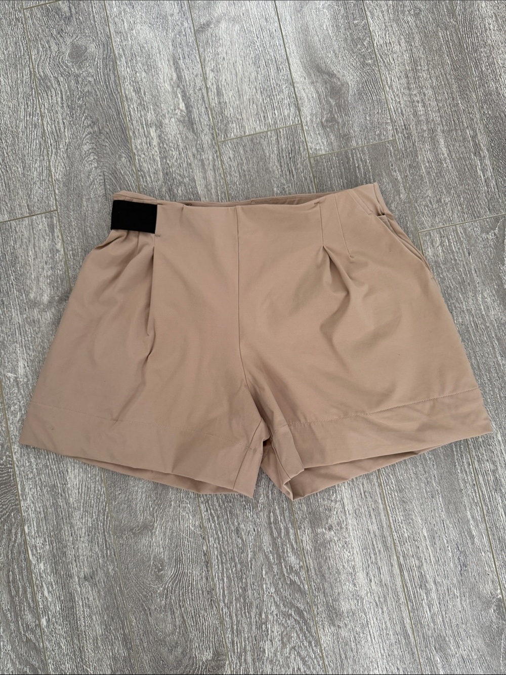 Aday Turn It Up Shorts - Tan - Size M